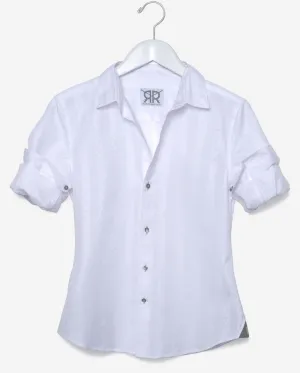 Tailored - White Jacquard