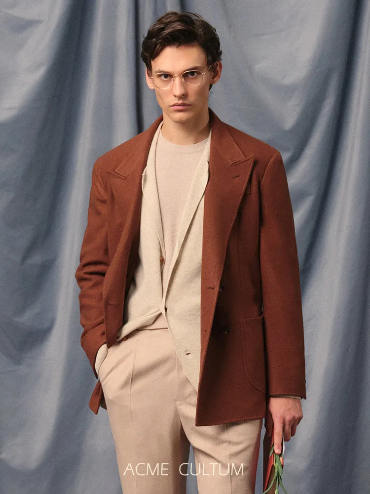 Tailored Wool Suit Jacket