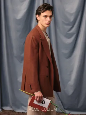 Tailored Wool Suit Jacket