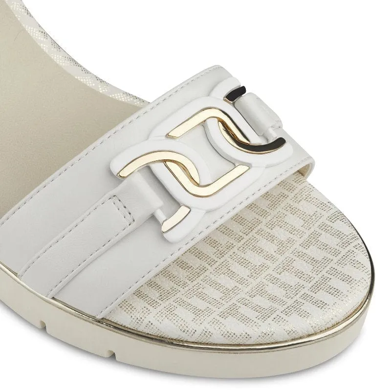 Tamaris Womens White High-Heel Sandal 1-28702-42