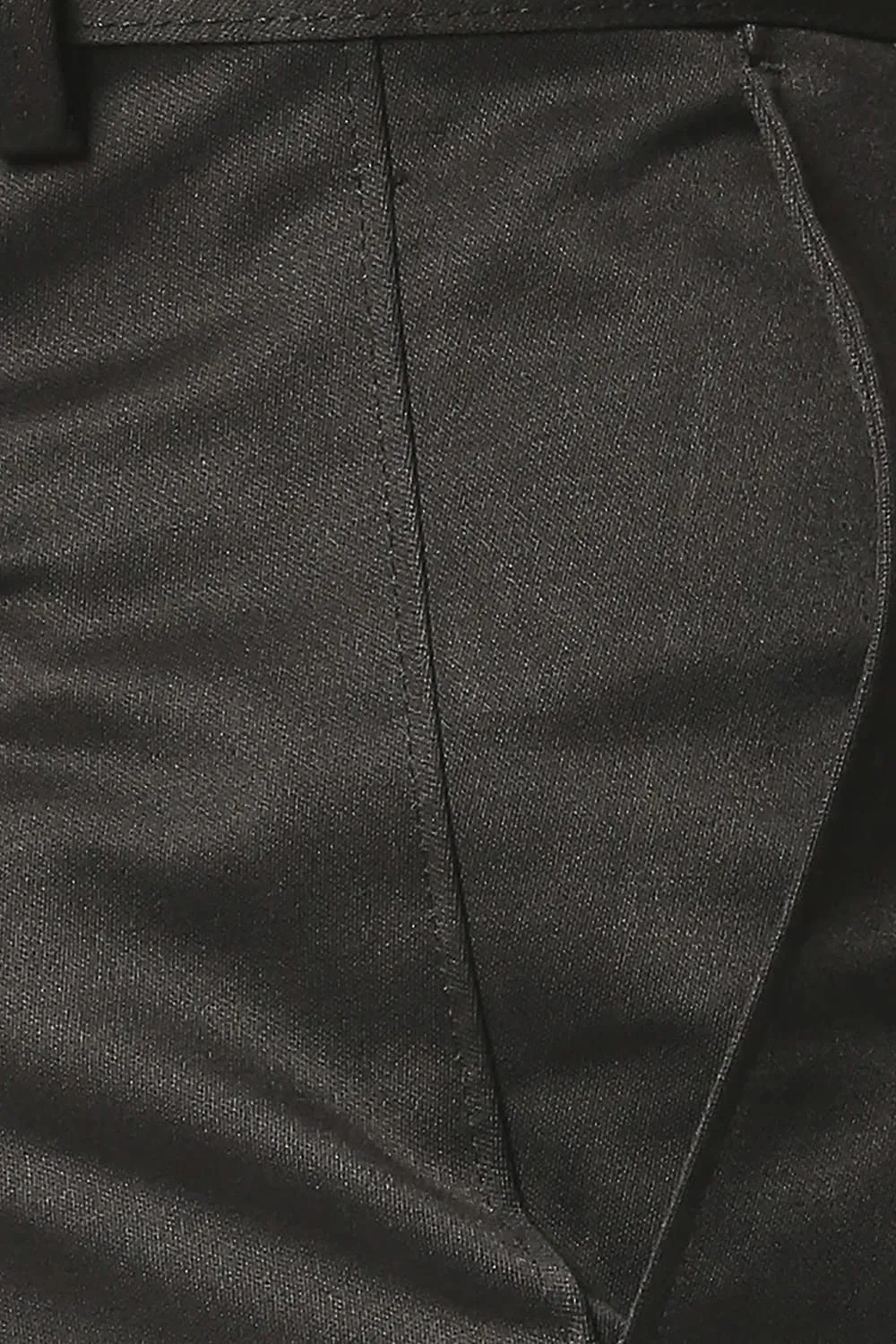 Tapered Fit Satin Trousers