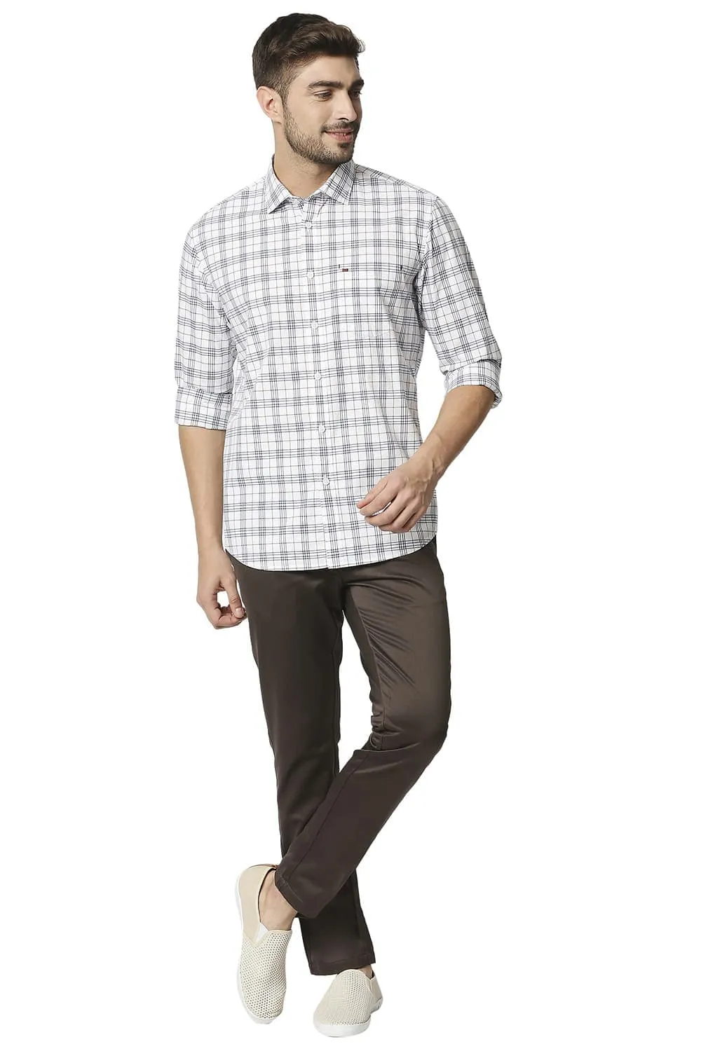 Tapered Fit Satin Trousers