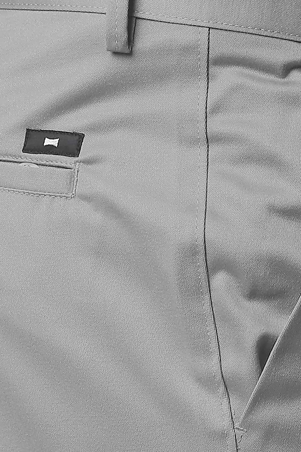 Tapered Fit Satin Trousers