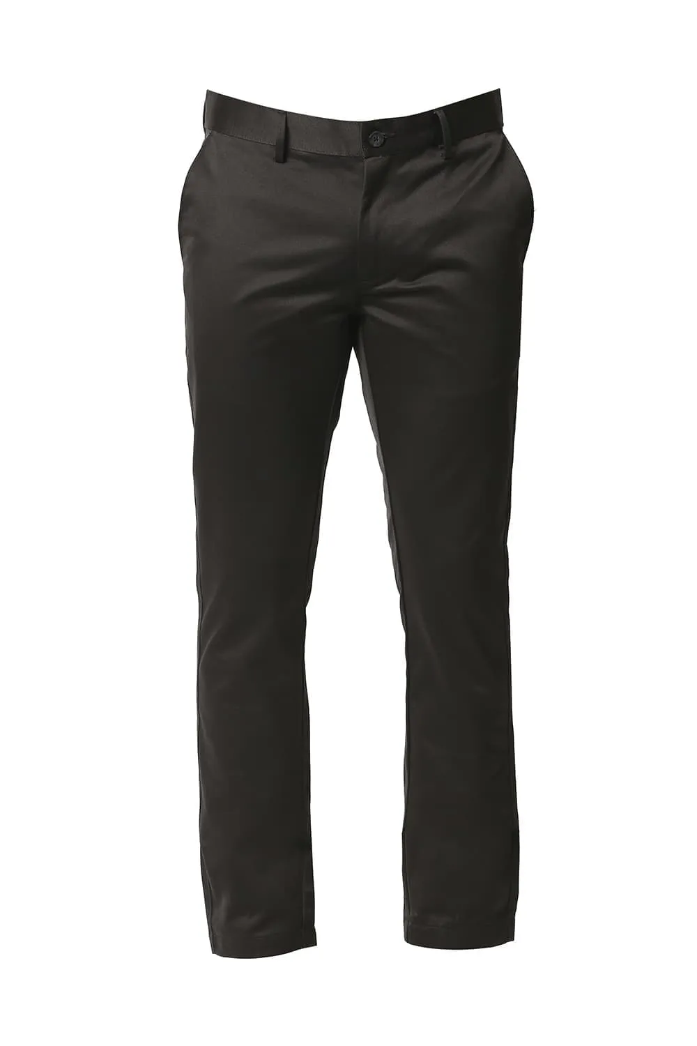 Tapered Fit Satin Trousers