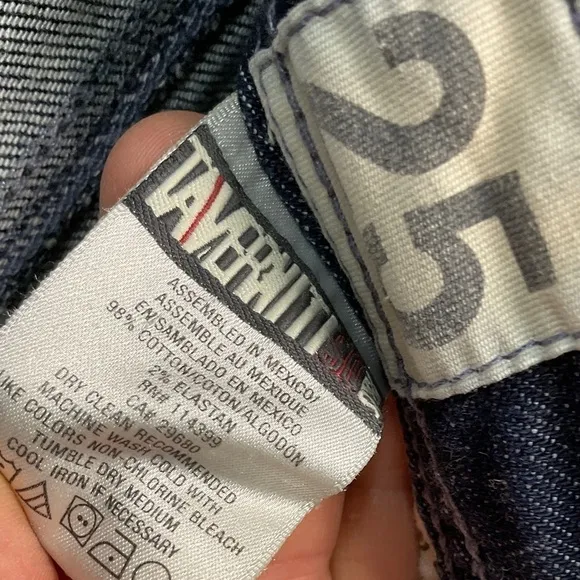 Taverniti So Jeans ANGEL 18 Boot Sz 25 27W 31L Women Denim Medium Wash U2