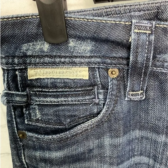 Taverniti So Jeans ANGEL 18 Boot Sz 25 27W 31L Women Denim Medium Wash U2