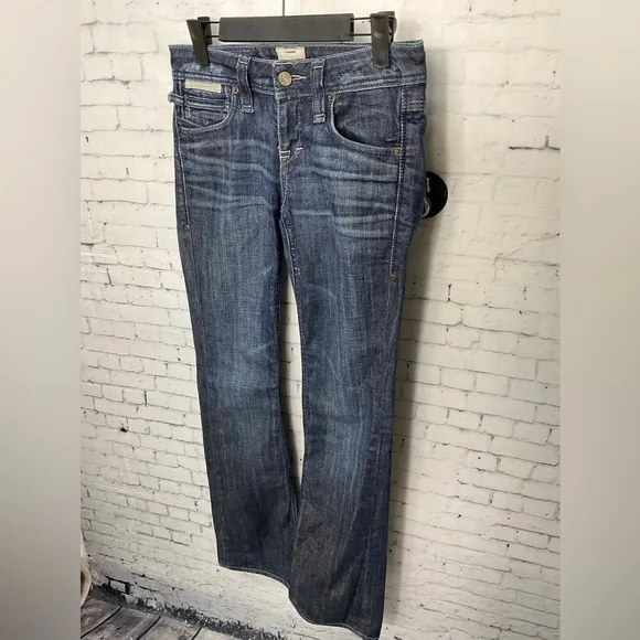 Taverniti So Jeans ANGEL 18 Boot Sz 25 27W 31L Women Denim Medium Wash U2