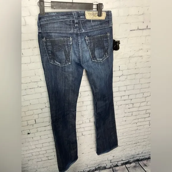 Taverniti So Jeans ANGEL 18 Boot Sz 25 27W 31L Women Denim Medium Wash U2