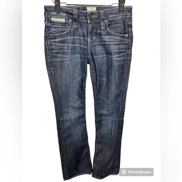 Taverniti So Jeans ANGEL 18 Boot Sz 25 27W 31L Women Denim Medium Wash U2