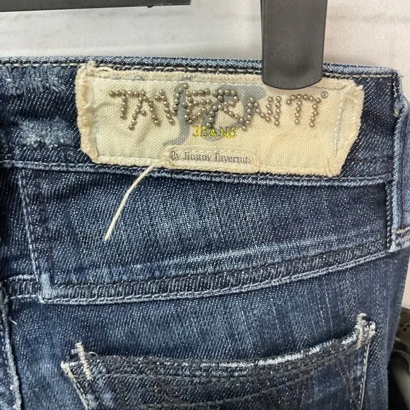 Taverniti So Jeans ANGEL 18 Boot Sz 25 27W 31L Women Denim Medium Wash U2