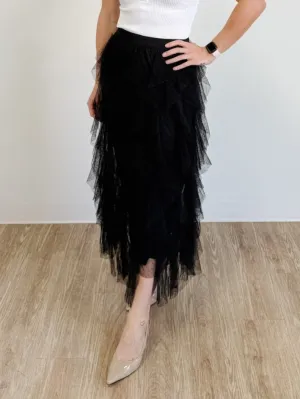Taylor Tulle Skirt in Black