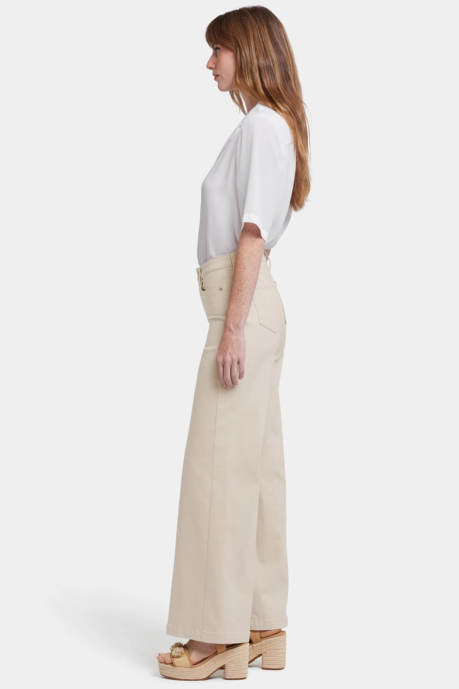 Teresa Wide Leg Jeans - Feather