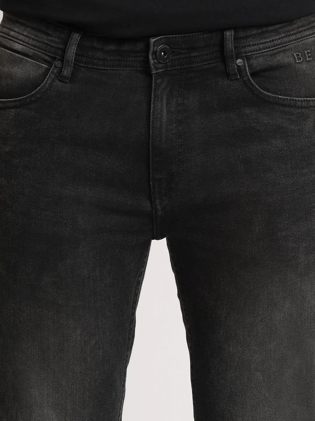 THE BEAR HOUSE Men Skinny Fit Light Fade Clean Look Stretchable Jeans
