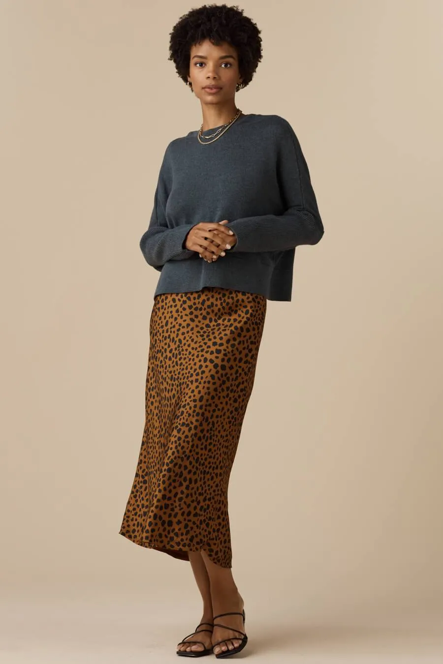 The Cropped V-Neck Sweater