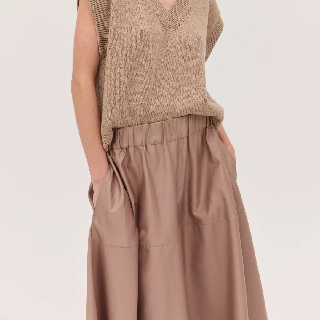 The Maxi Skirt / Mocha