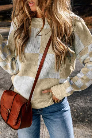 Timeless Check Sweater
