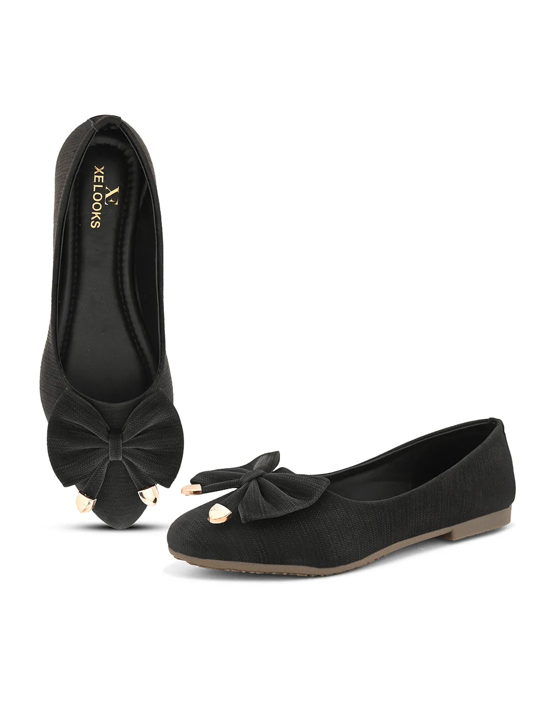 Tipped Bow with Elegant Design Flat Bellies