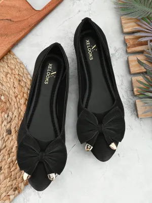 Tipped Bow with Elegant Design Flat Bellies
