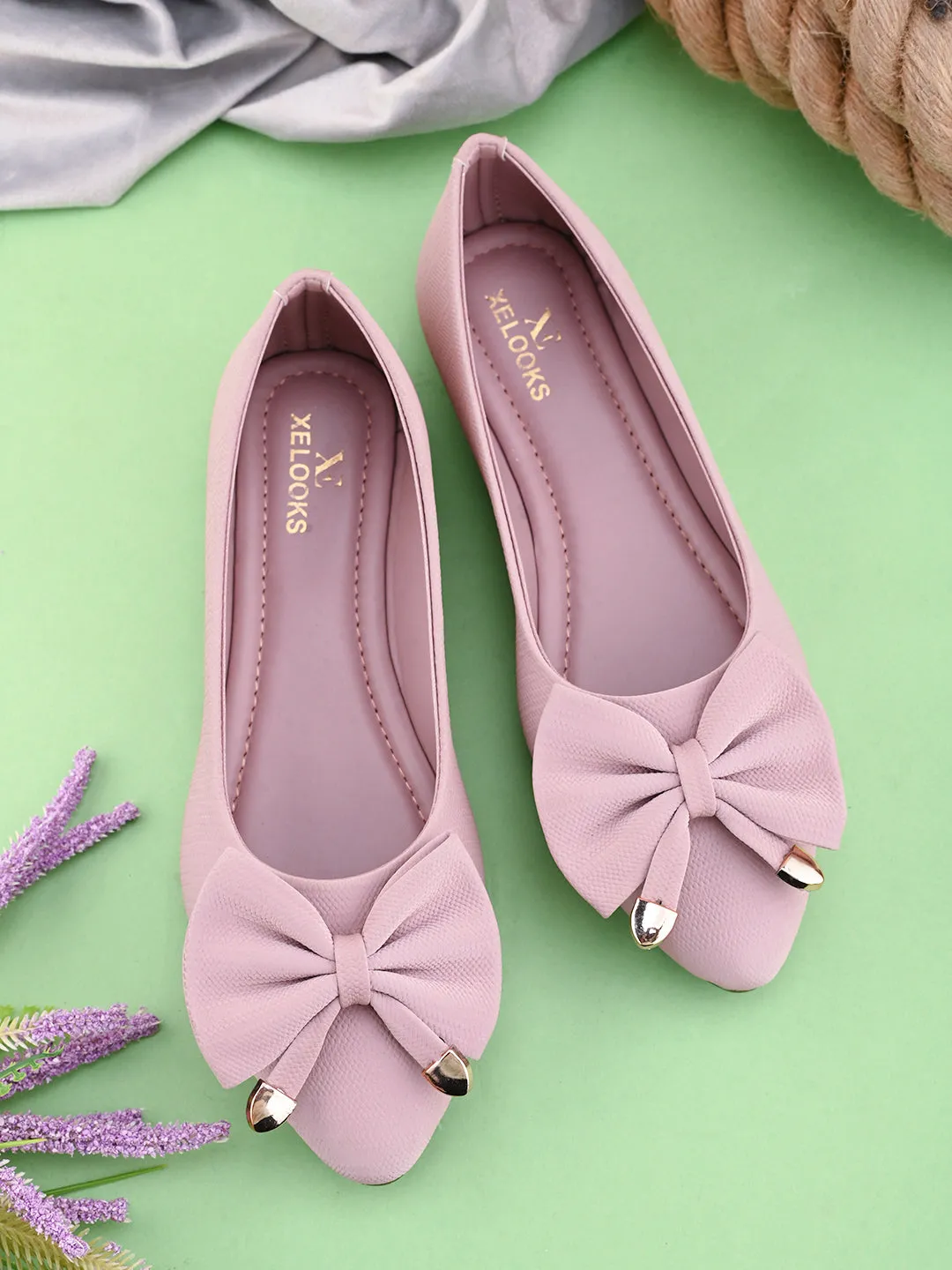 Tipped Bow with Elegant Design Flat Bellies