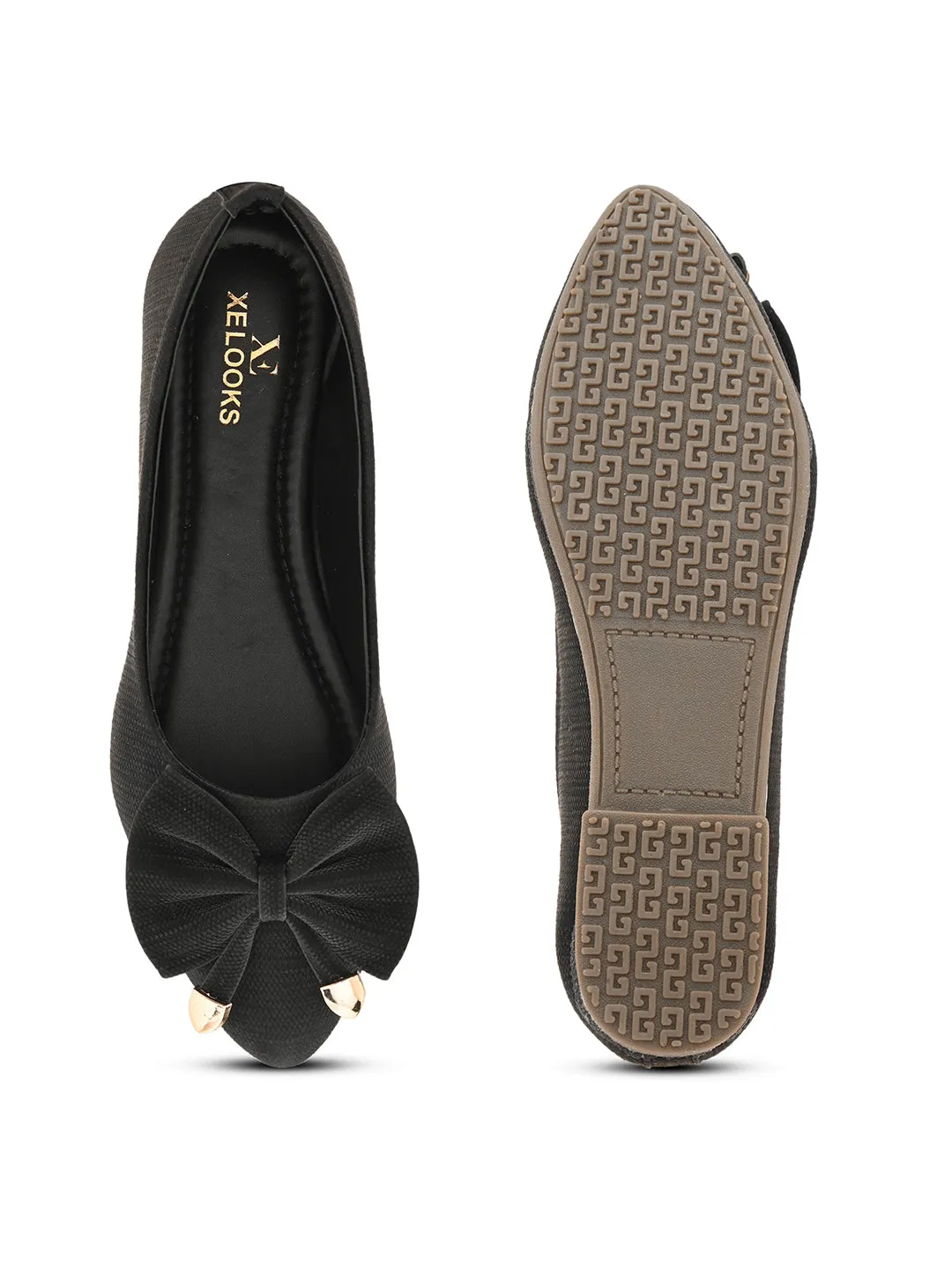 Tipped Bow with Elegant Design Flat Bellies