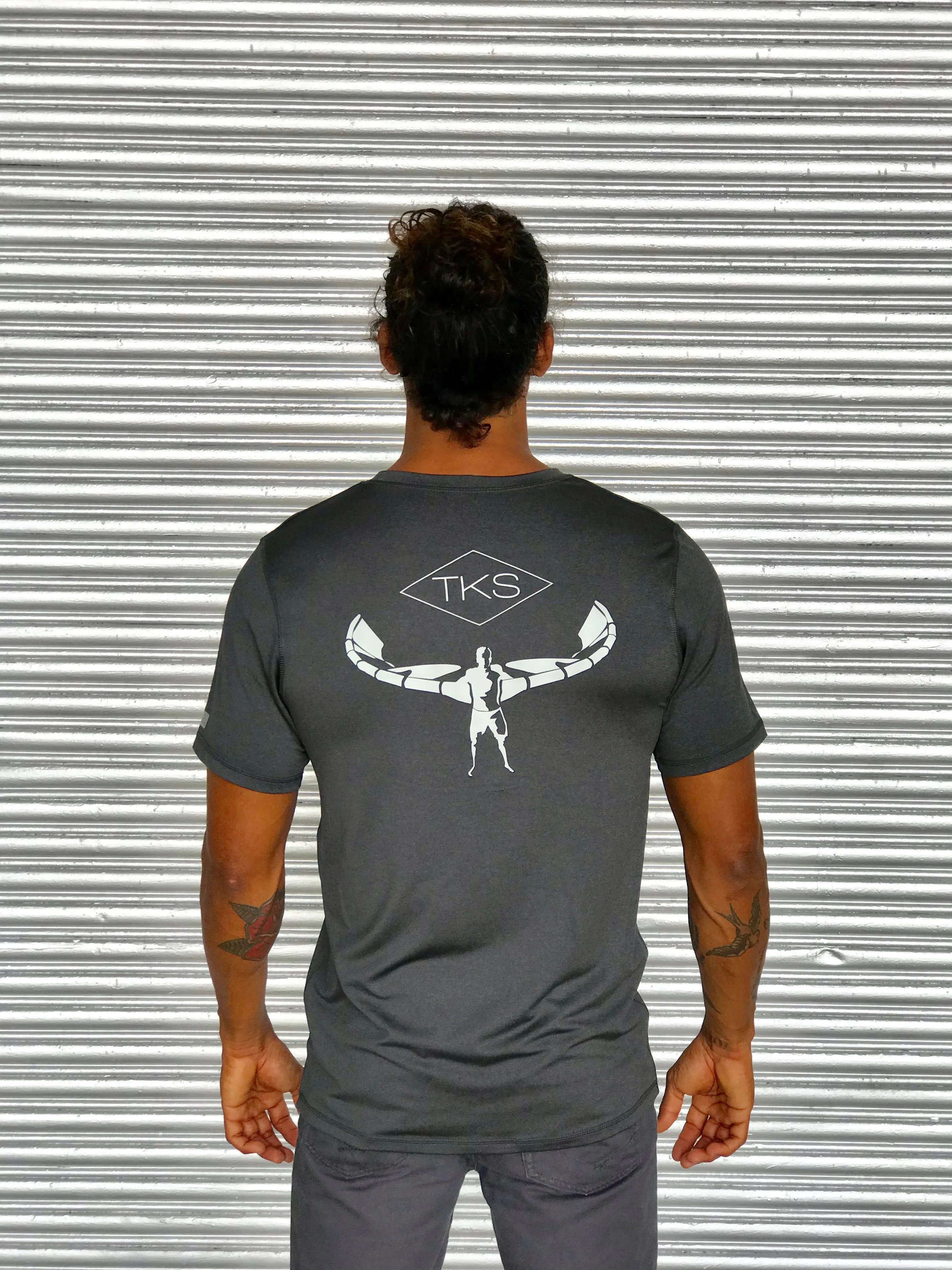 TKS Antix Sunshirt - Heather Charcoal SS