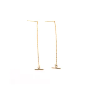 Toggle Threader Earrings
