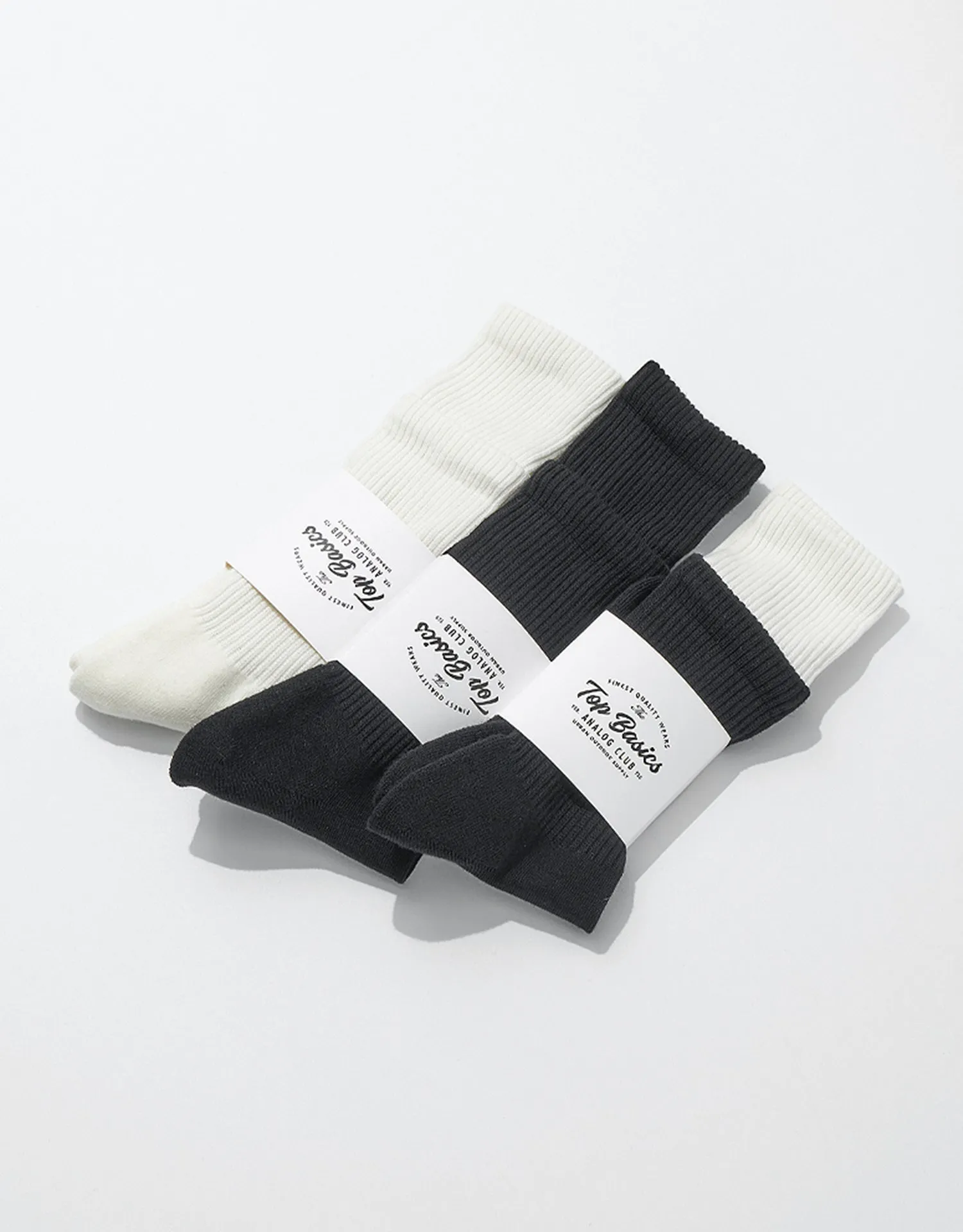TopBasics Faked Two-Piece Socks