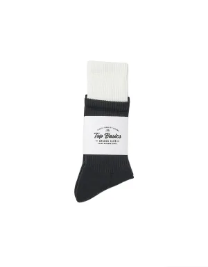 TopBasics Faked Two-Piece Socks