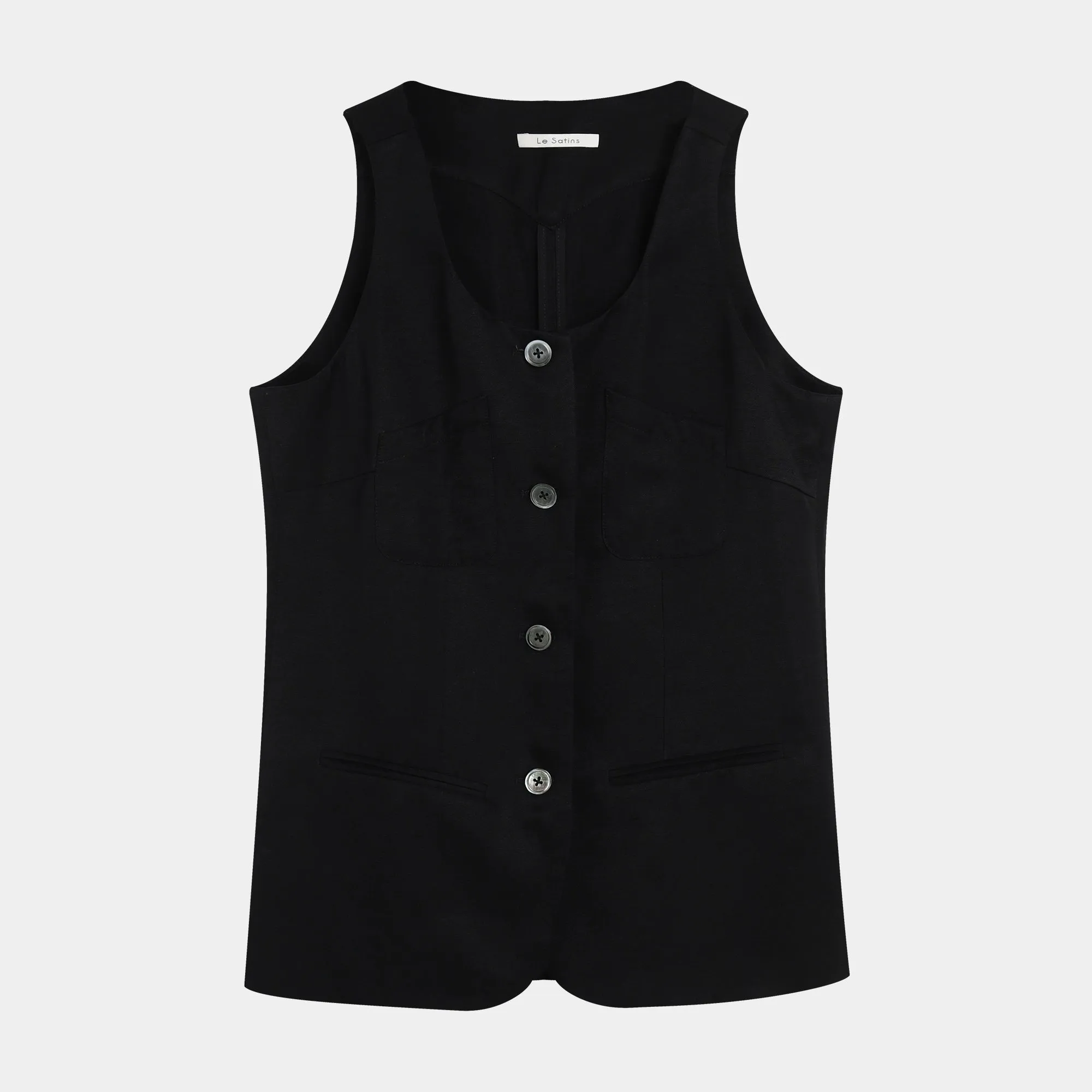Triacetate Vest and Skirt Ensemble