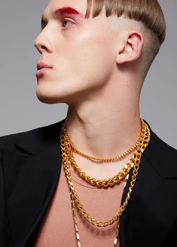 TRIO TRIPLE STRAND NECKLACE