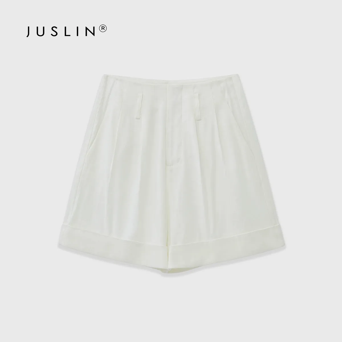 Twill Texture Short-Sleeved Suit