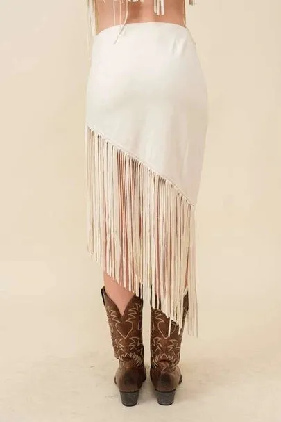 Unbalance Midi Skirt