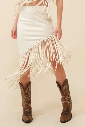 Unbalance Midi Skirt