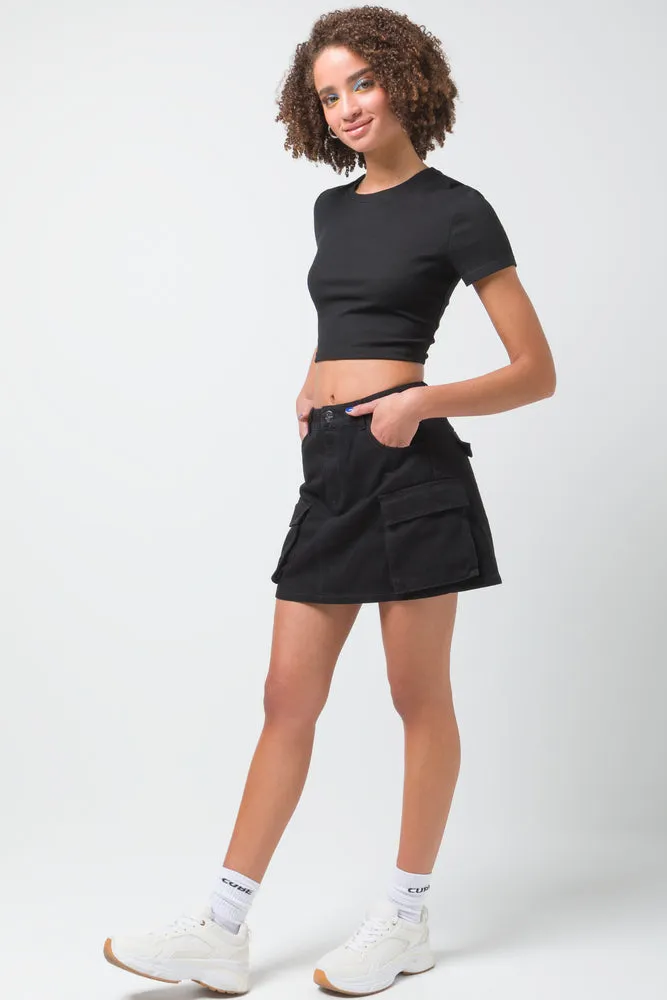 Utility Skirt Black