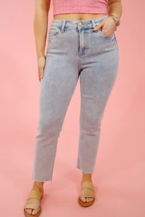 Vervet Notably Light Wash Jeans, REG   CURVY