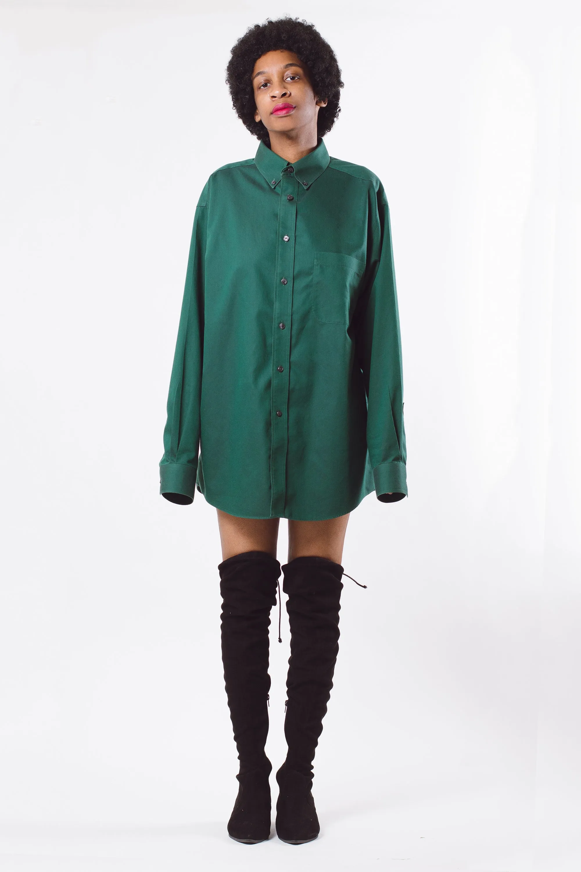 Vintage 90's Green Button Down Shirt
