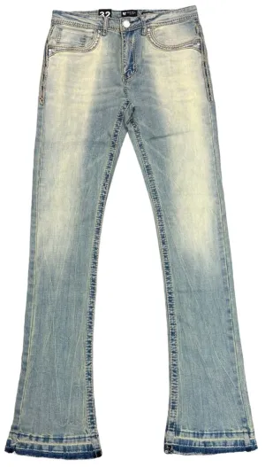 W Stacked Clean Denim Stone Wash M5800DA