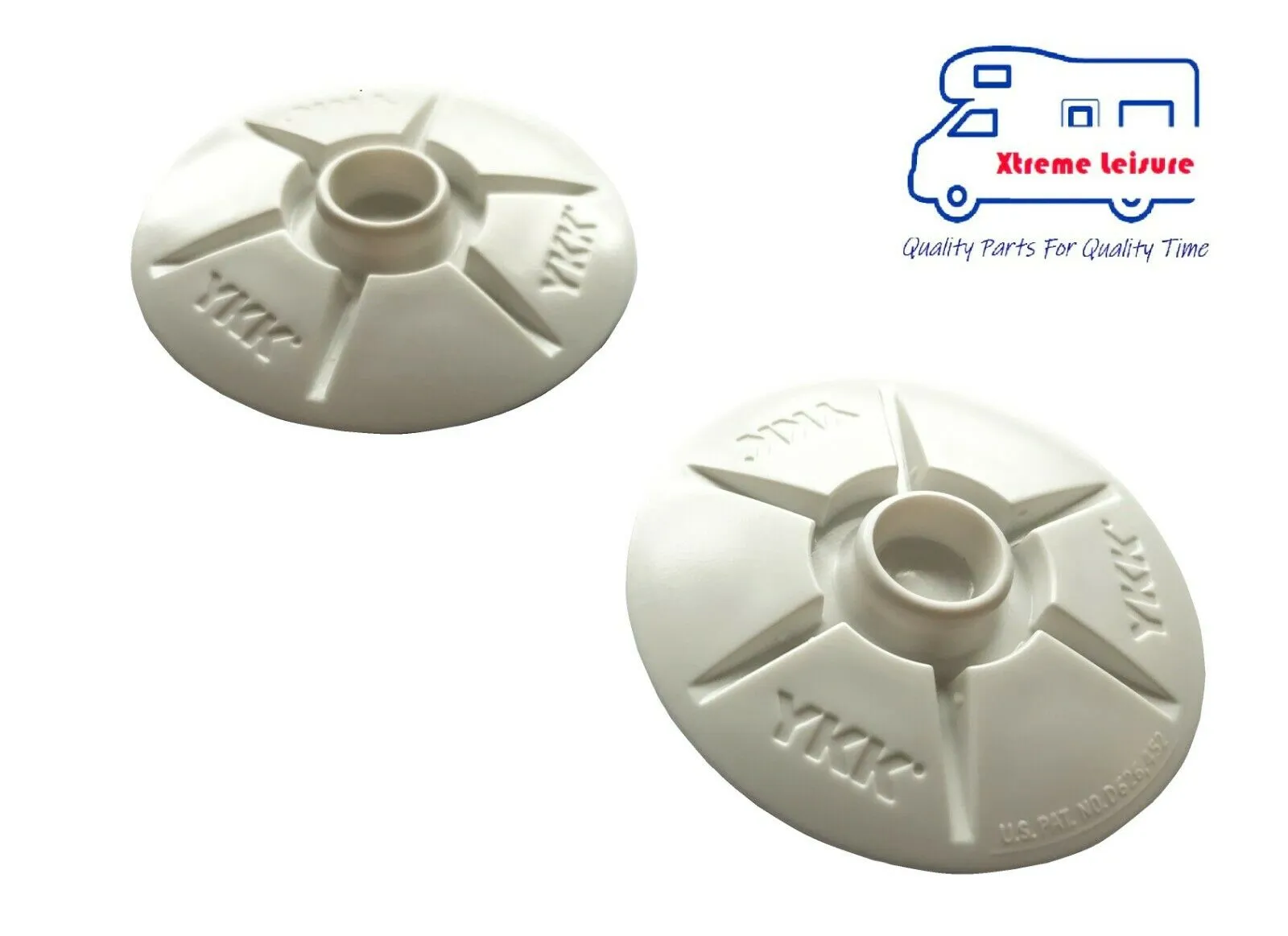 W4 Caravan Campervan & Camping Self Adhesive Awning Stud - Pack Of 2