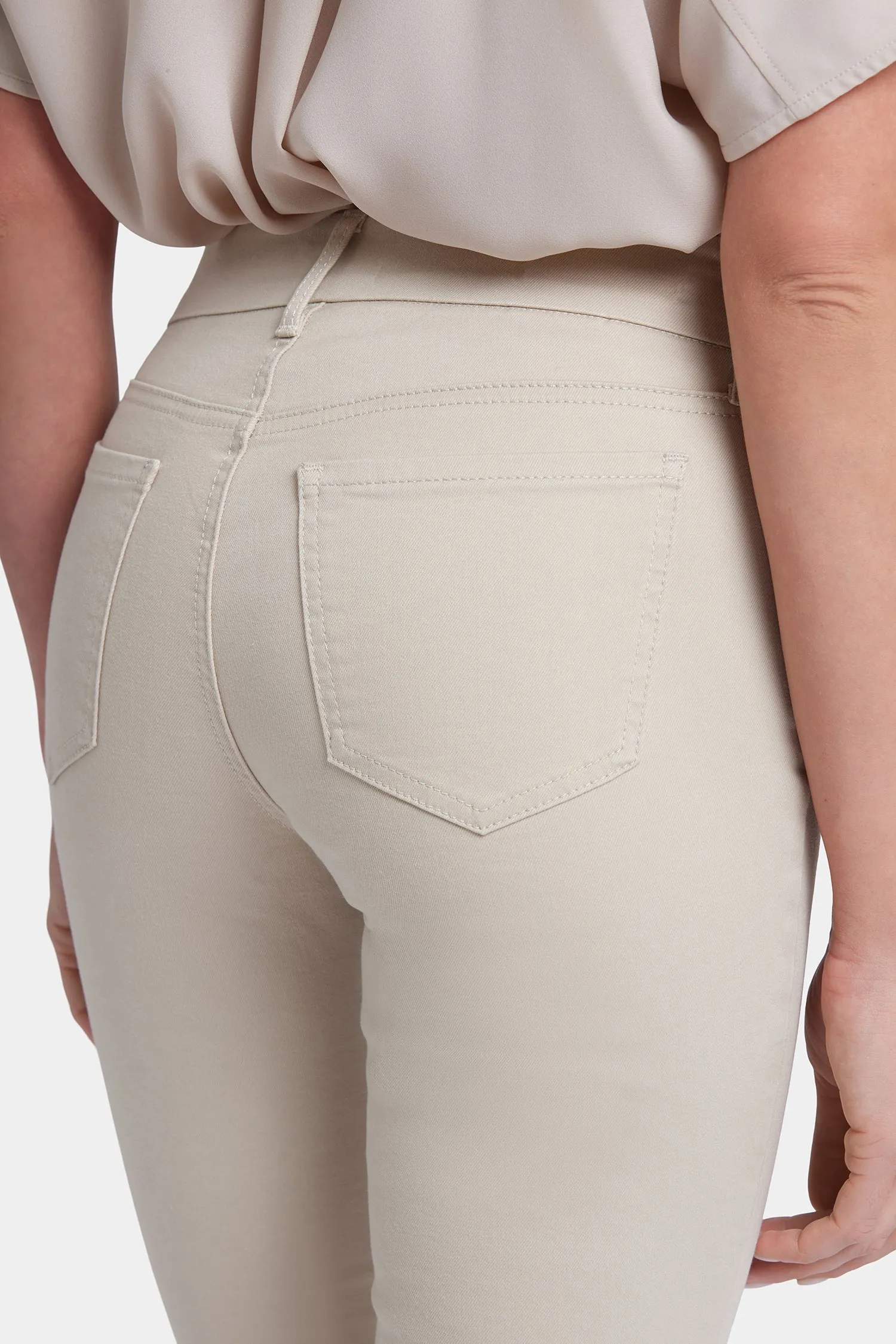 Waist-Match™ Marilyn Straight Crop Jeans In Petite - Feather