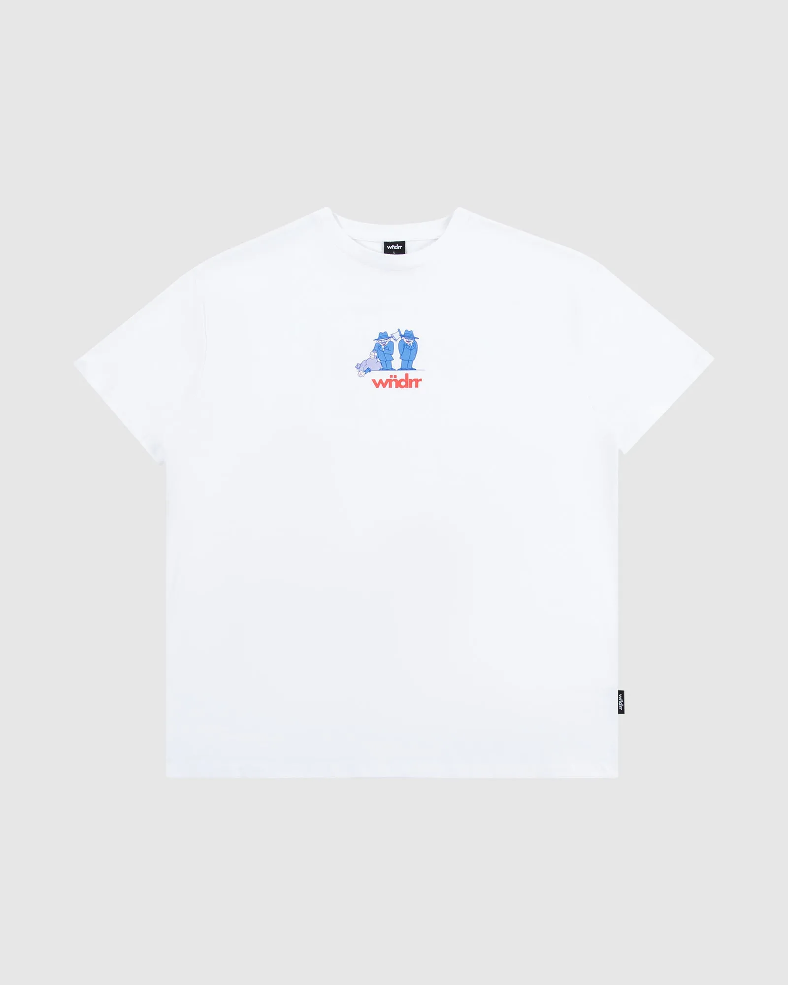 WASTE MANAGEMENT BOX FIT TEE - WHITE
