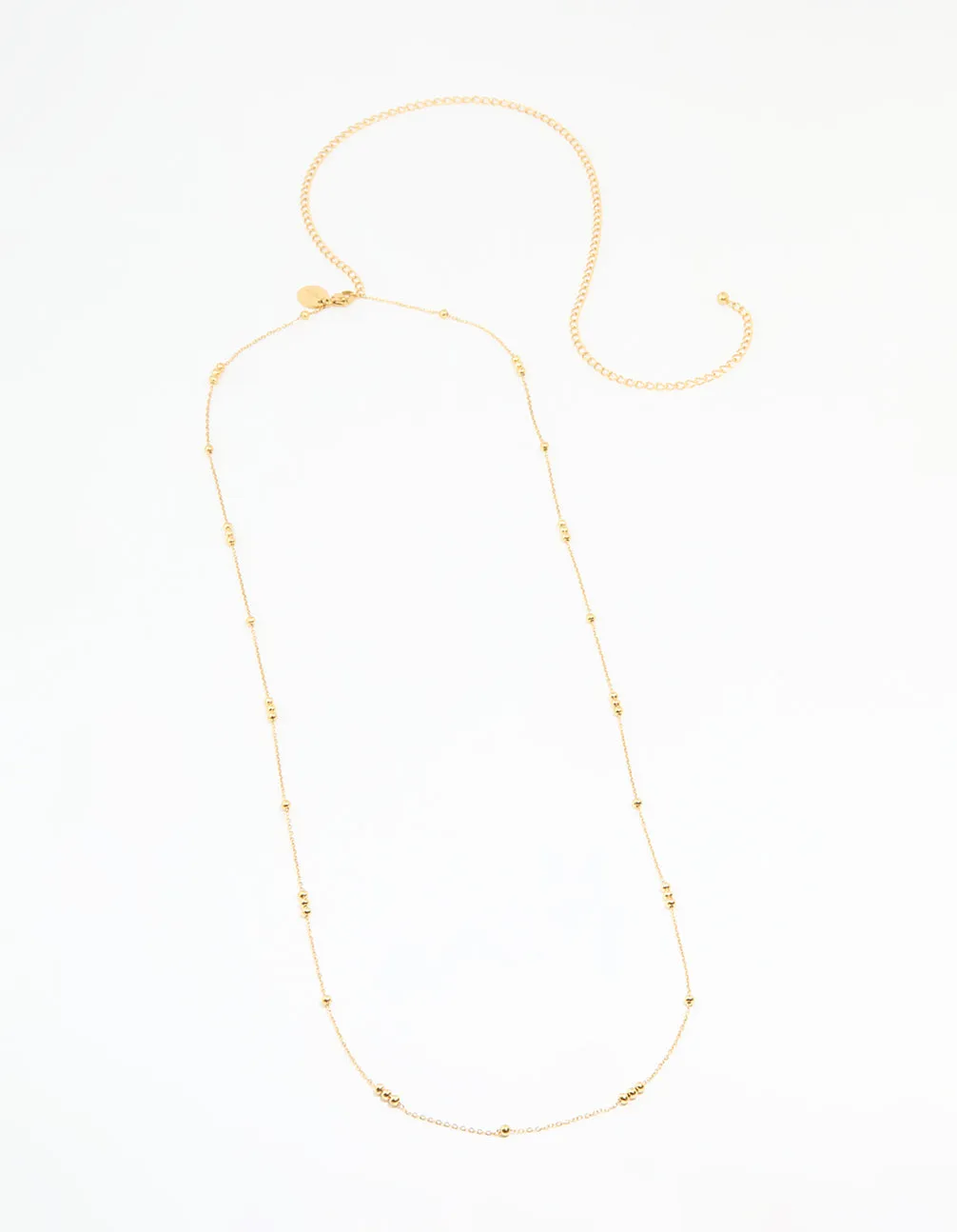 Waterproof Gold Plated Stainless Steel Beaded Waist Chain
