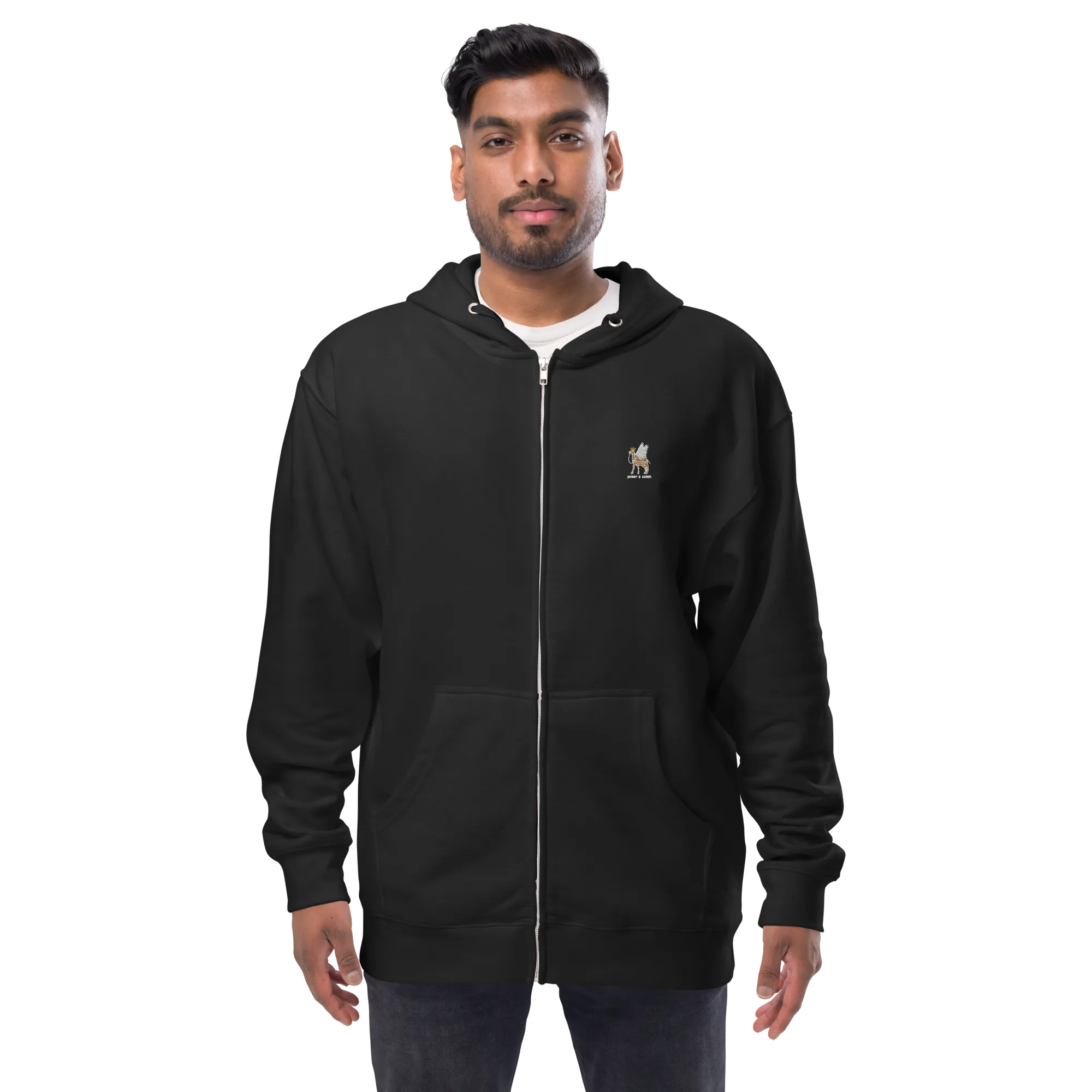 Welcome to The  Desert Men's fleece zip up hoodie