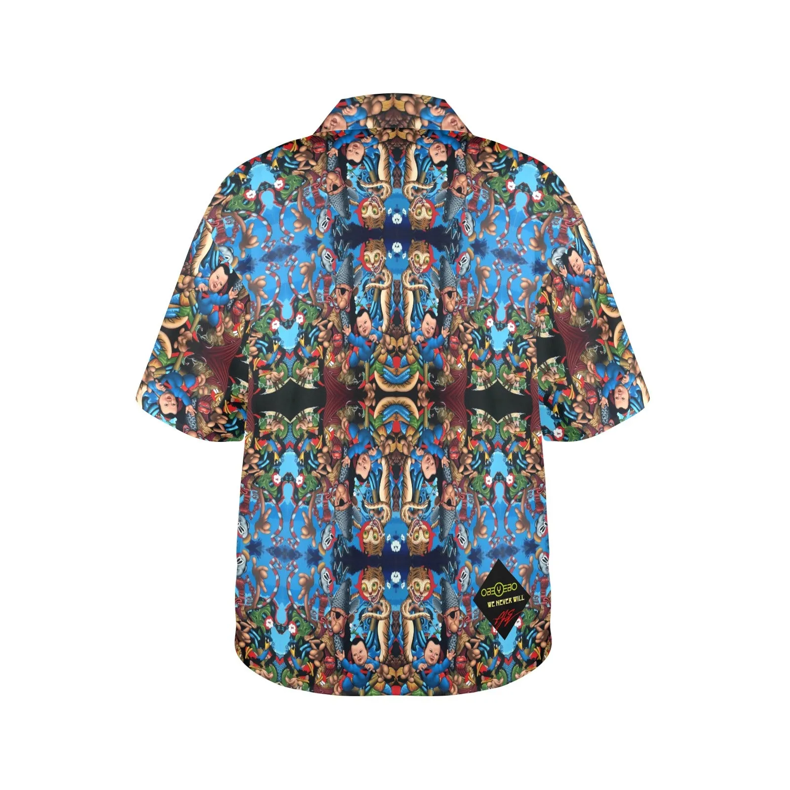 When Tigers Smoke Pipes Women's Hawaiian Shirt