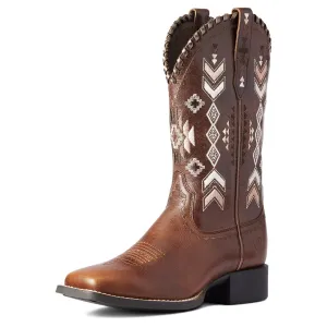 Women's Ariat Round Up Skyler Western Boot – Stylish, Durable & Classic