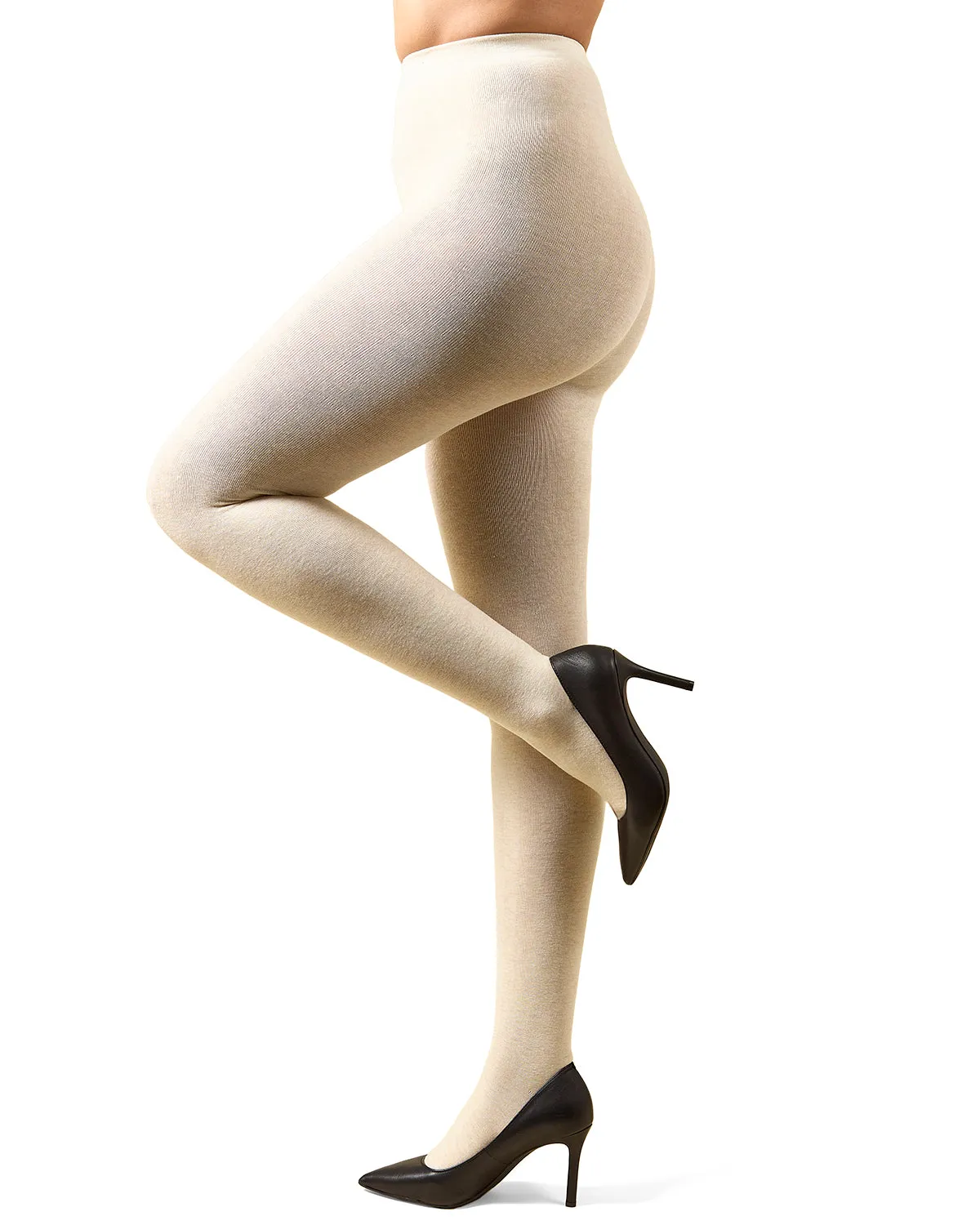 Women's Brooklyn Flat Knit Cotton Blend Sweater Tights