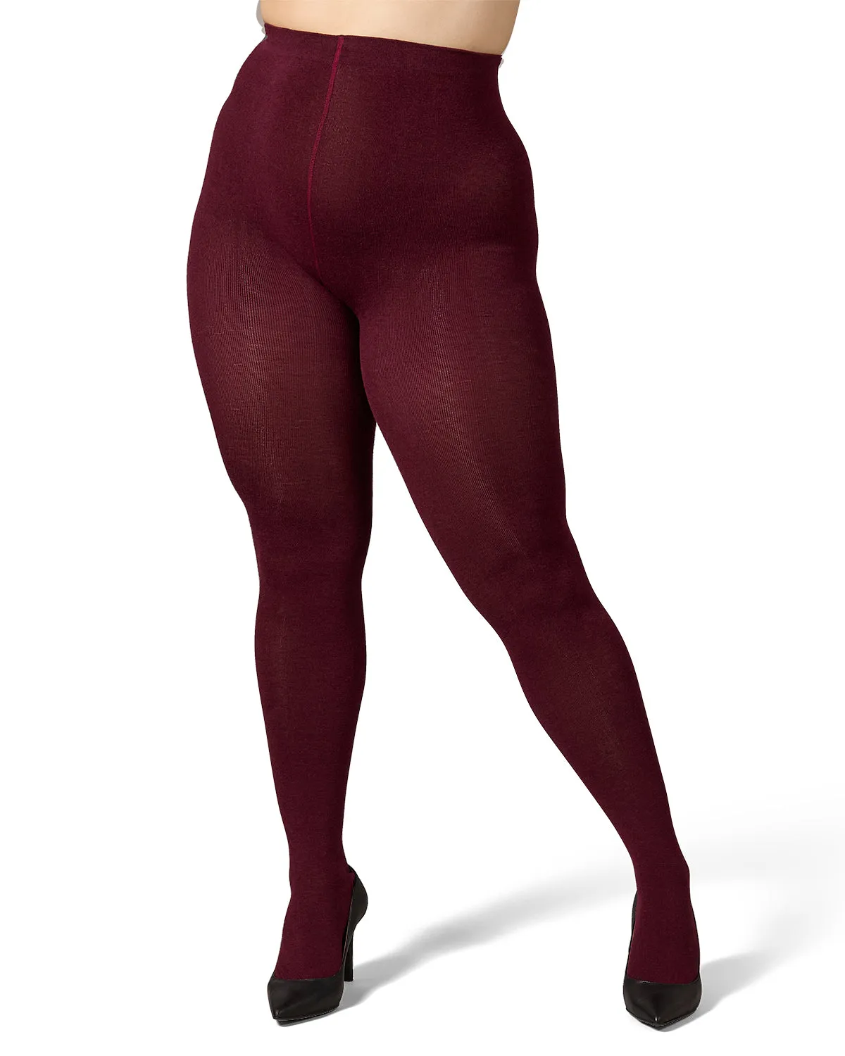 Women's Brooklyn Flat Knit Cotton Blend Sweater Tights