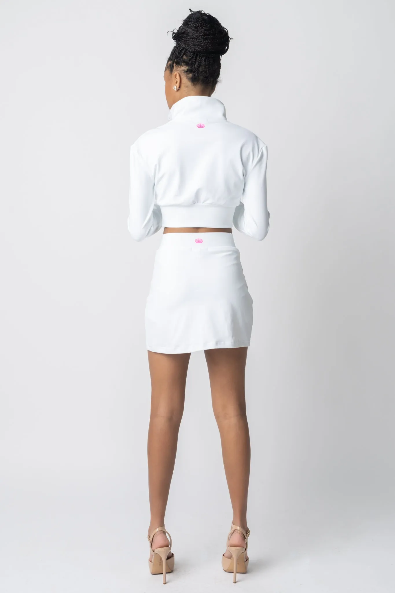 Women's REIGN Essentials White Athletic Skirt