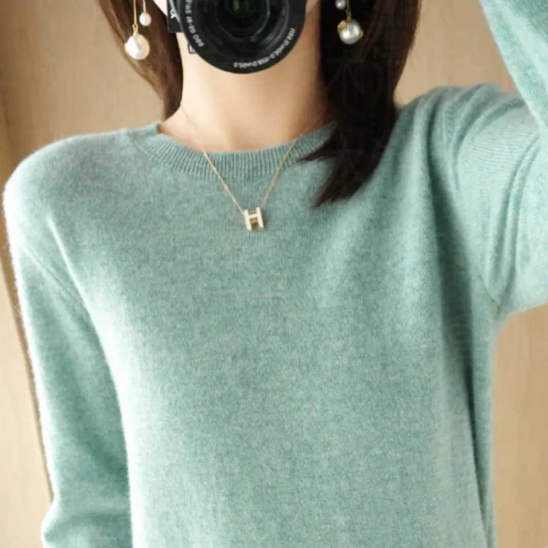 Women's Warm Knitted Sweater | Long