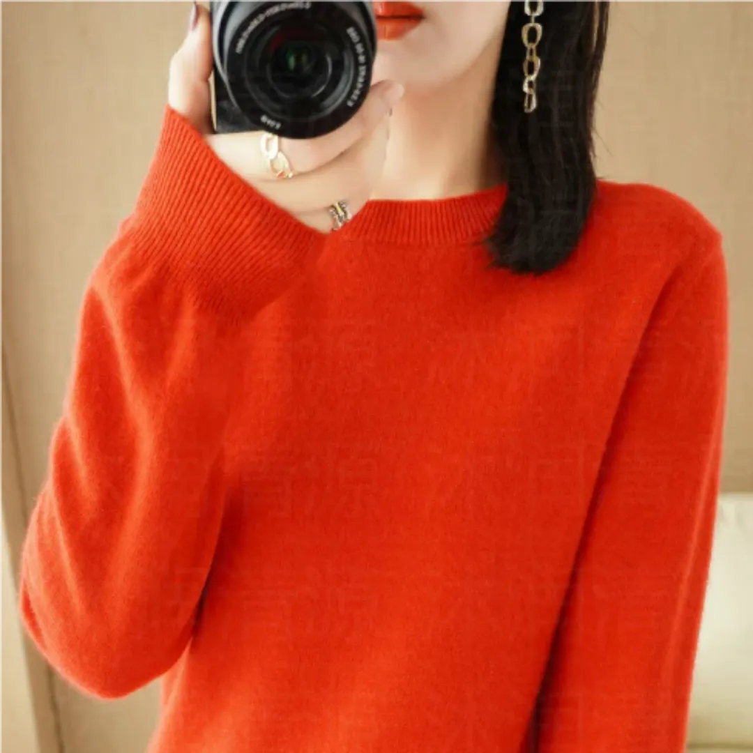 Women's Warm Knitted Sweater | Long