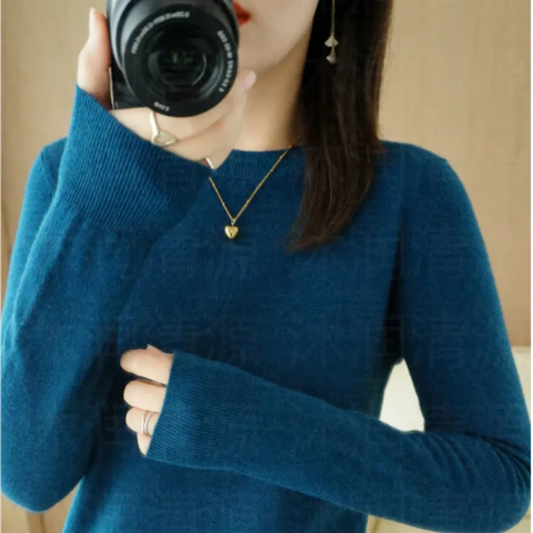 Women's Warm Knitted Sweater | Long